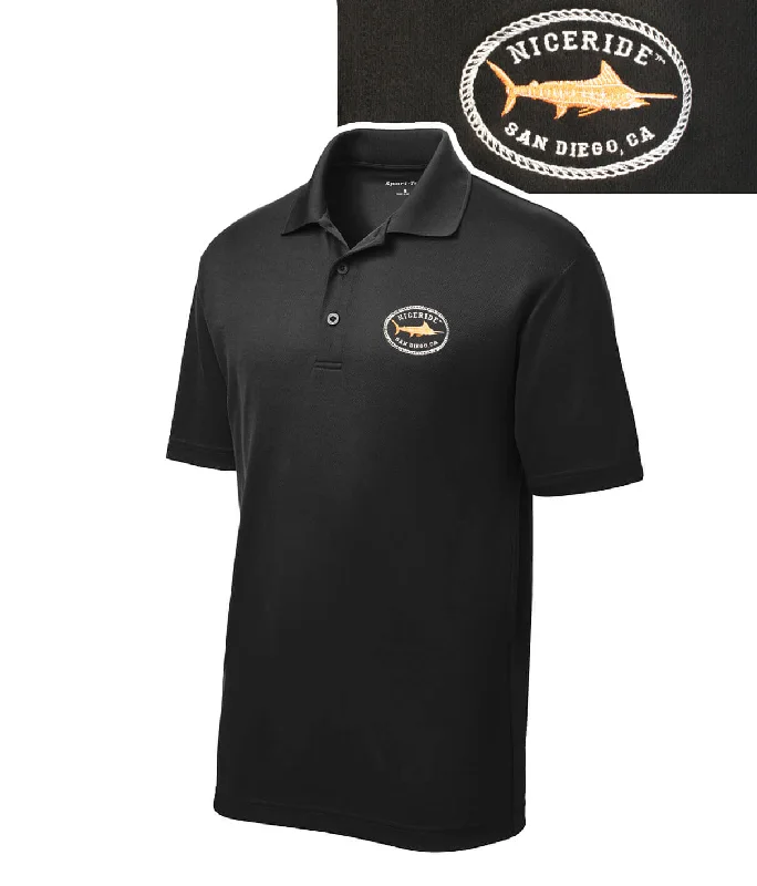 Men's Shirts with Velcro ClosuresReeling It in - Men's Golf Shirt, Men's Polo Shirt