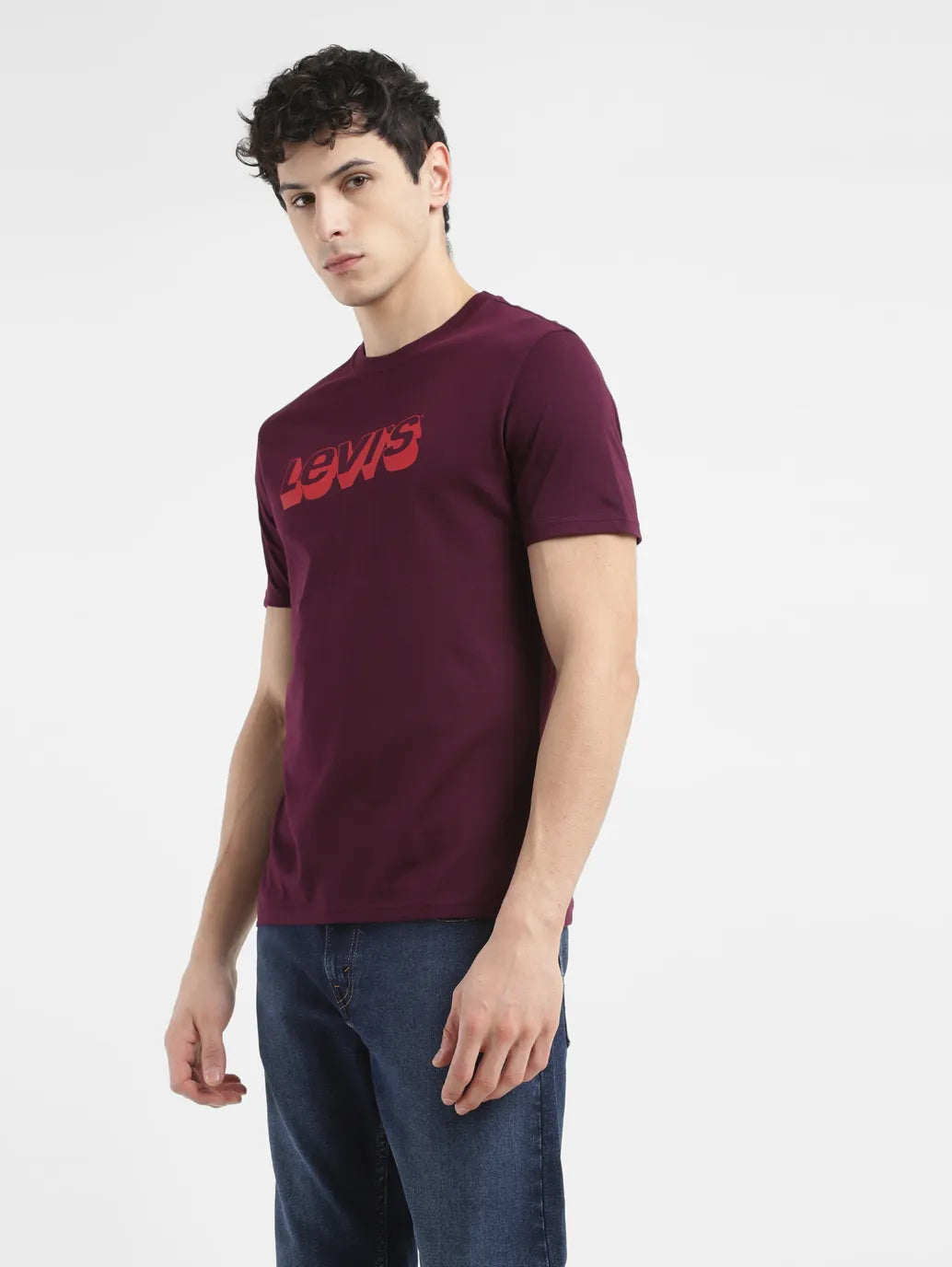 Men's Regular-Fit Shirts for a Classic FitMen's Brand Logo Crew Neck T shirt