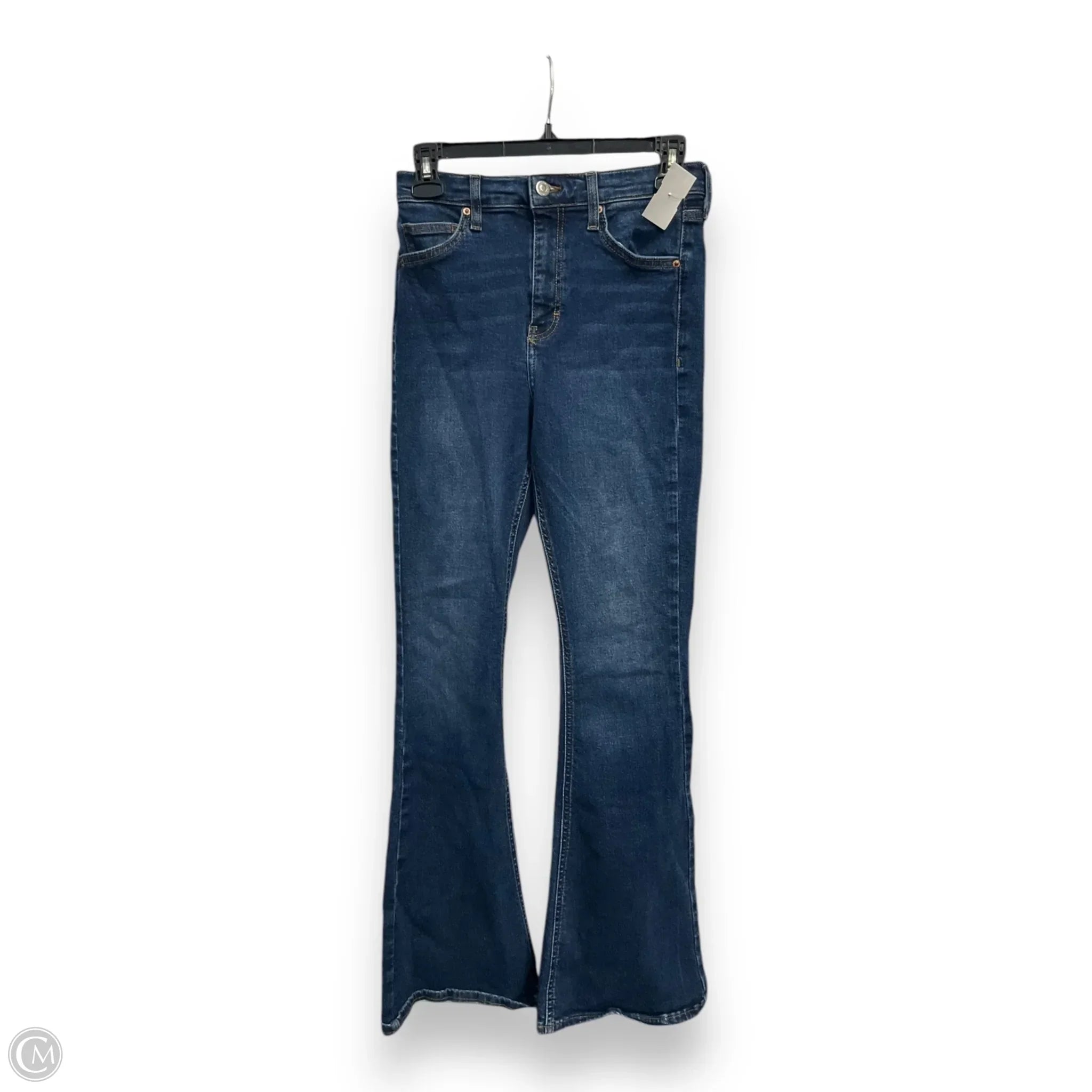 Cool Men's JeansJeans Flared By Top Shop In Blue Denim, Size: 6