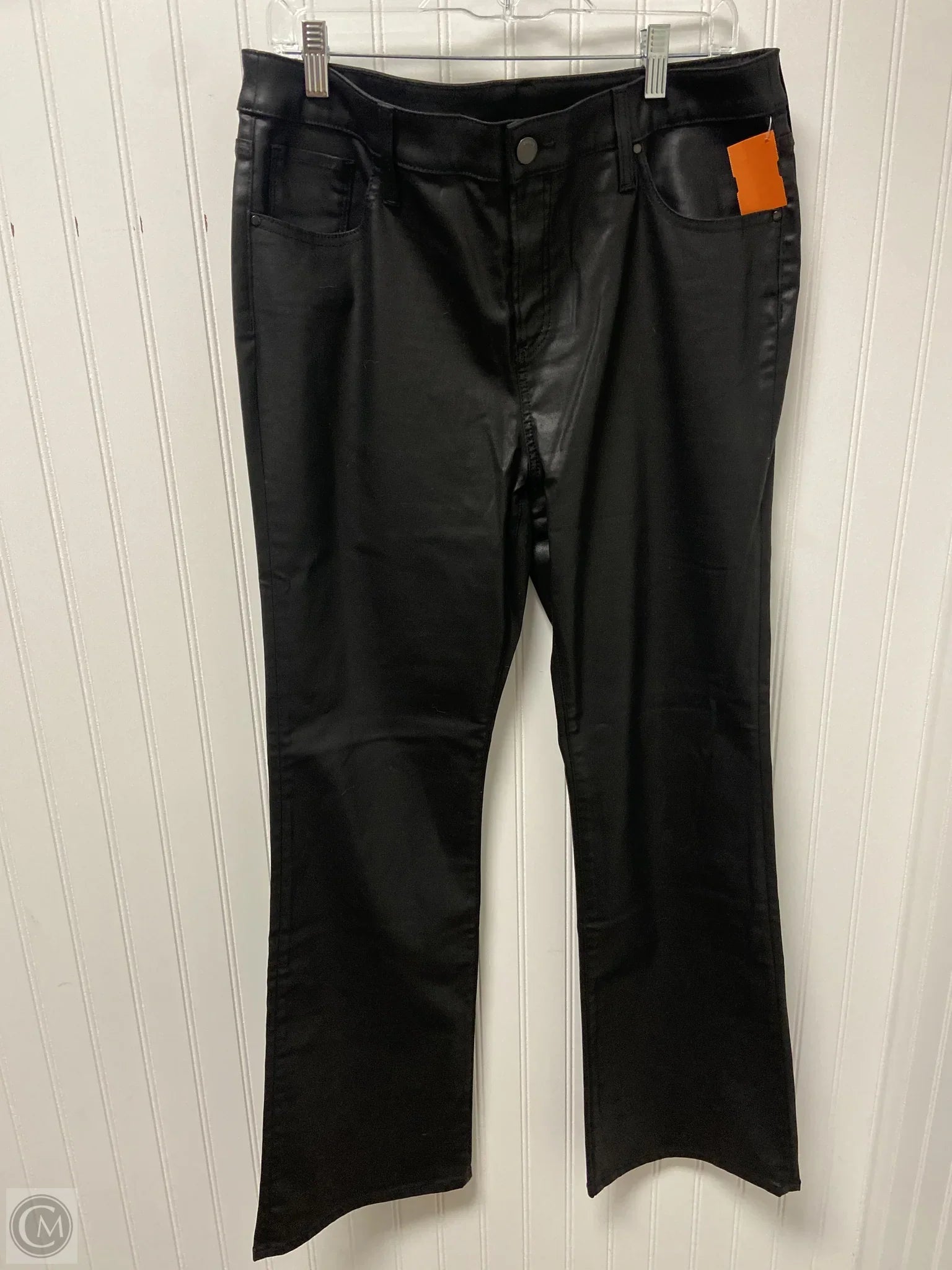 Sustainable Eco-Friendly Men's JeansJeans Boot Cut By Chicos In Black, Size: 12