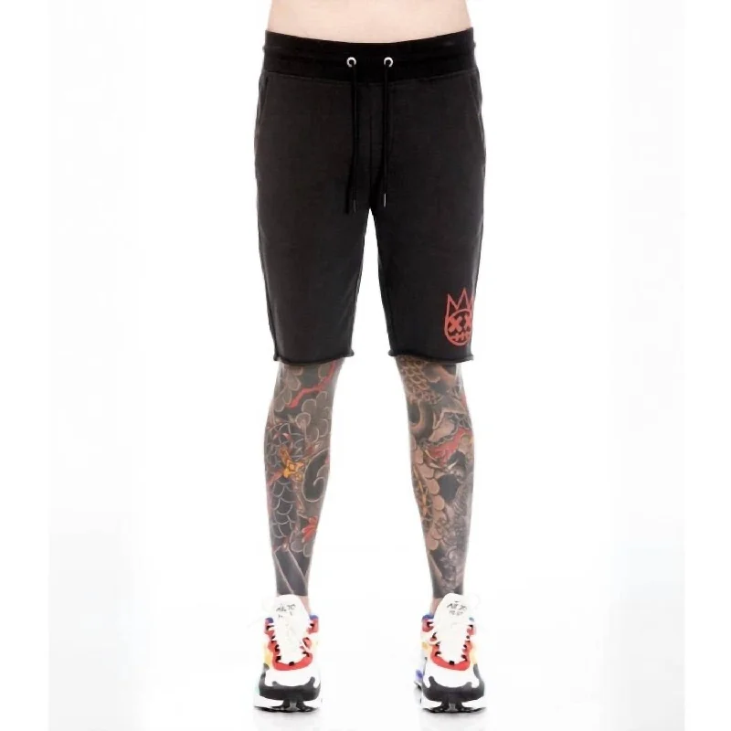 Comfortable Men's Lounge ShortsMen's Sweatshorts In Peat Black