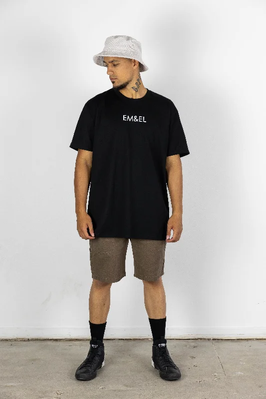 Men's Shirts with Scoop NecksYORK TEE BLACK