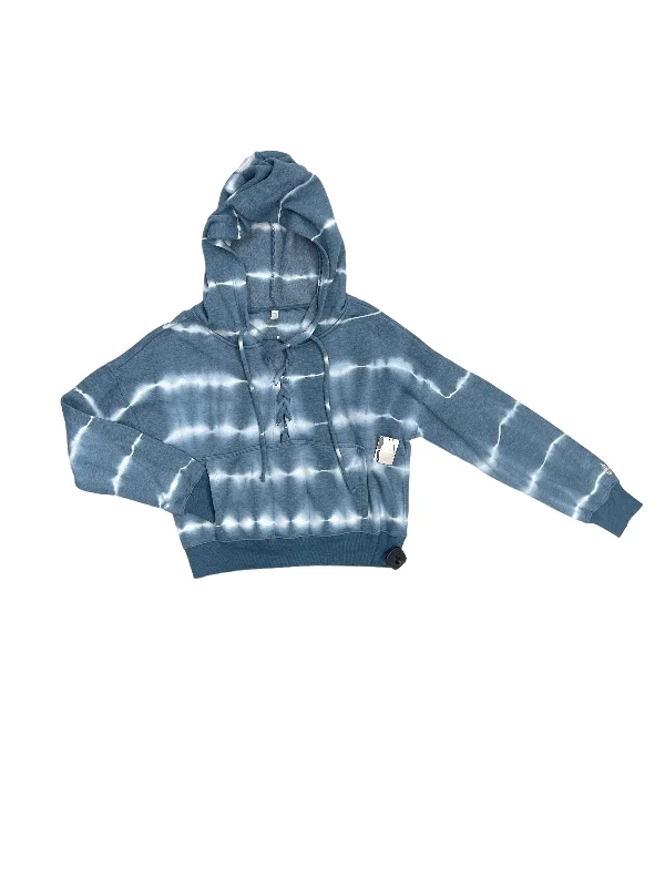 Men's Hoodies with Pass-Through PocketsSweatshirt Hoodie By Free People In Tie Dye Print, Size: S Men's Hoodies with Pass-Through PocketsSweatshirt Hoodie By Free People In Tie Dye Print, Size: S