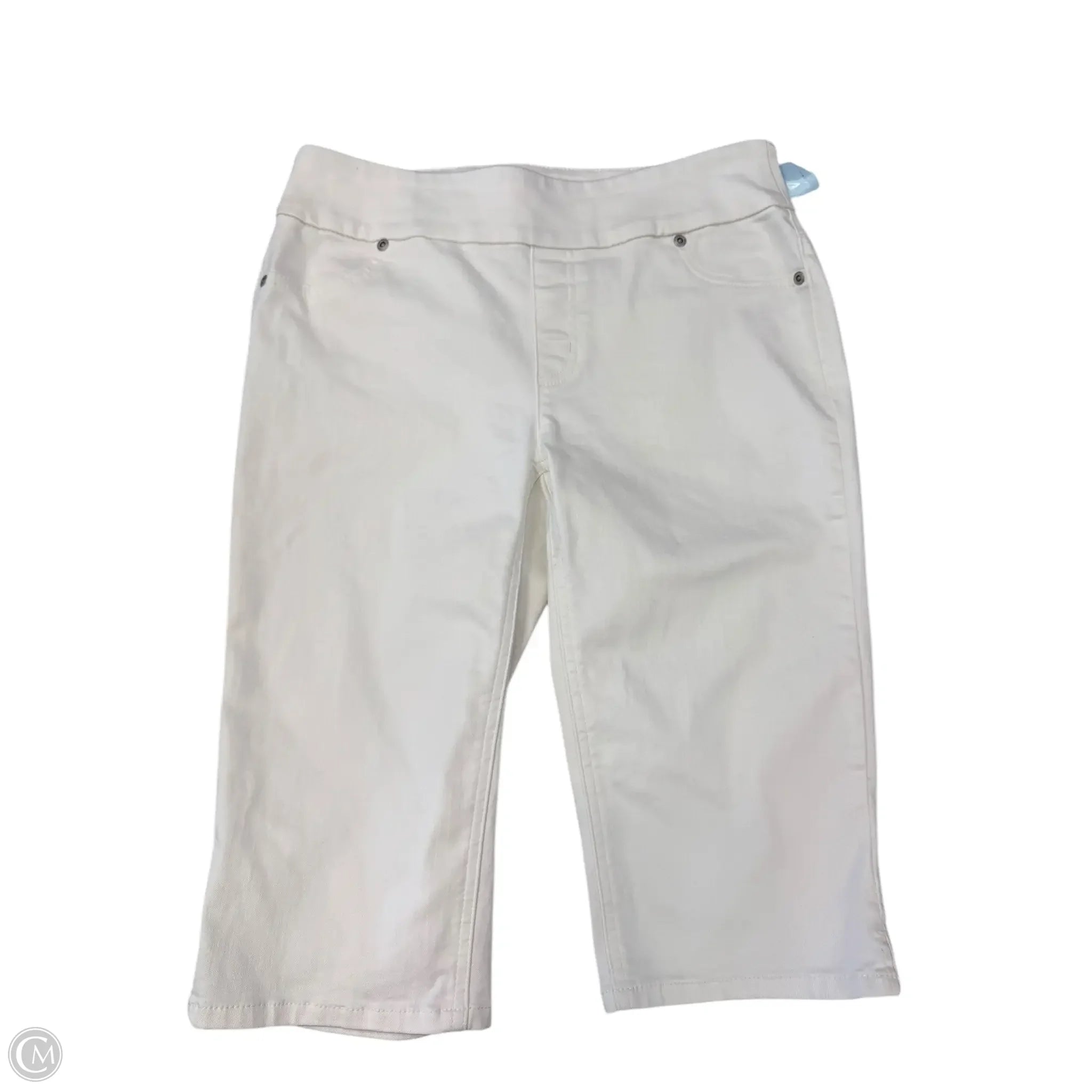 Men's Cozy Flannel Shorts for WinterShorts By Chicos In White Denim, Size: 6
