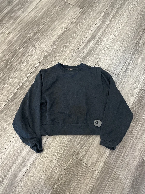 Essential Men's Sports HoodiesBlack Sweatshirt Crewneck Calia, Size M