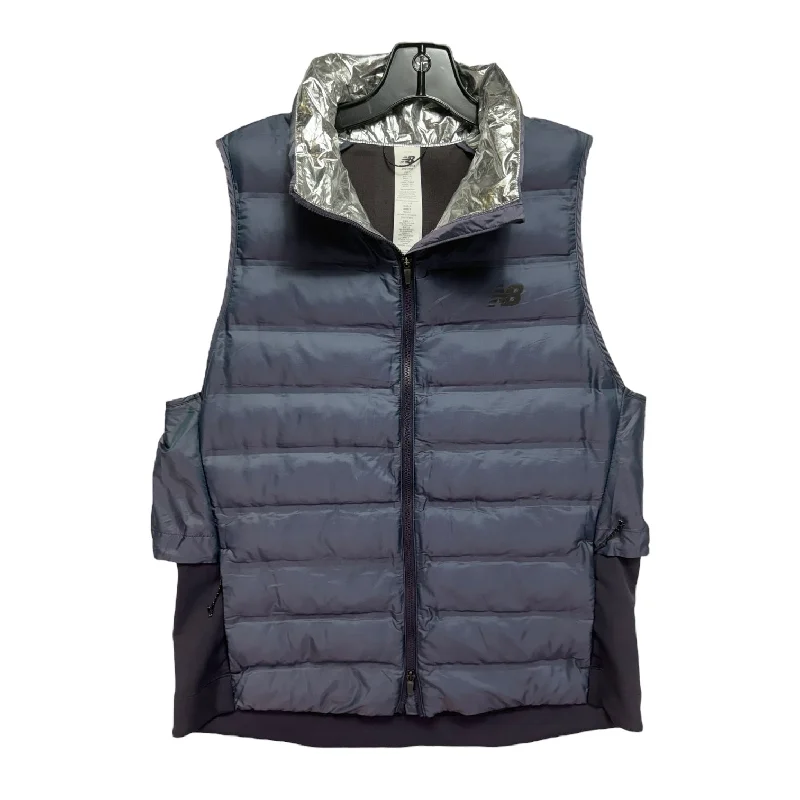 Men's Coats with Inner PocketsVest Puffer & Quilted By New Balance In Purple, Size: L Men's Coats with Inner PocketsVest Puffer & Quilted By New Balance In Purple, Size: L