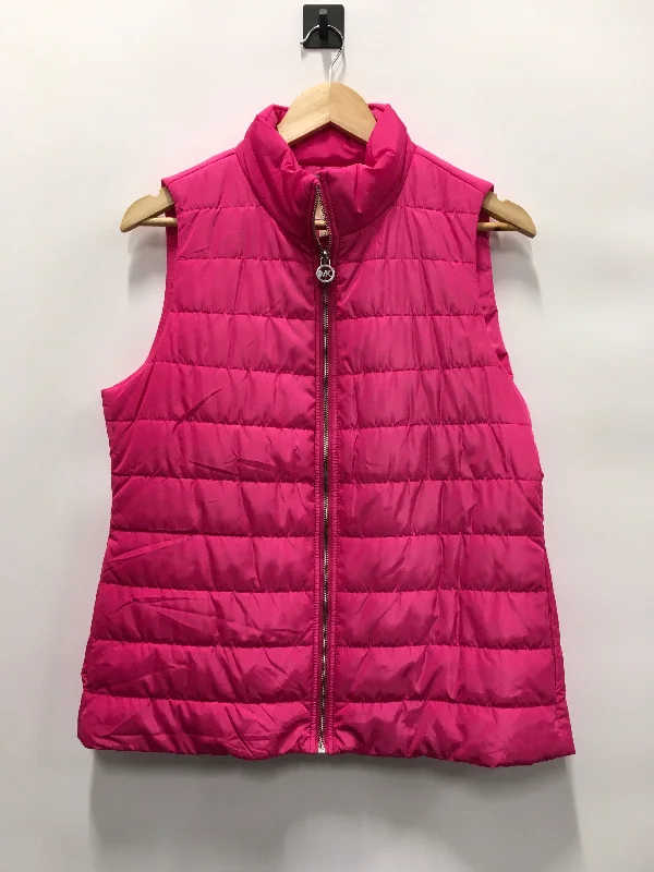Men's Coats for SpringVest Puffer & Quilted By Michael Kors In Pink, Size: M