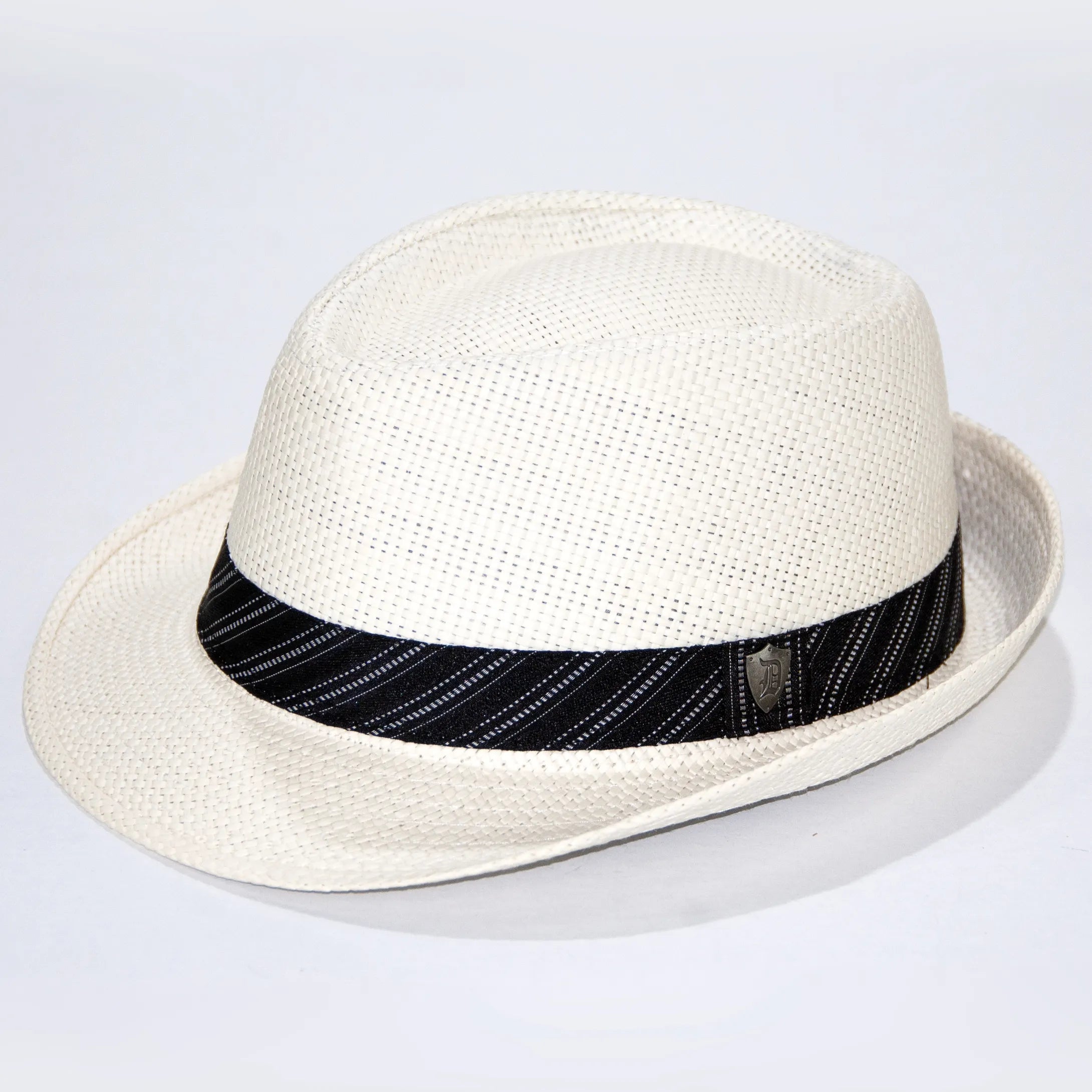 Novelty Baseball CapsNatural Trilby Style Fedora with Ribbon Band