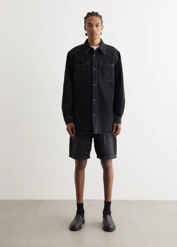 Men's Shirts with Mock NecksKarto Vintage Overshirt
