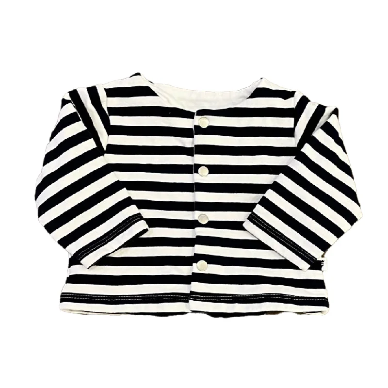 Men's Sweaters with Intarsia DesignsJacadi Unisex Navy | White Cardigan