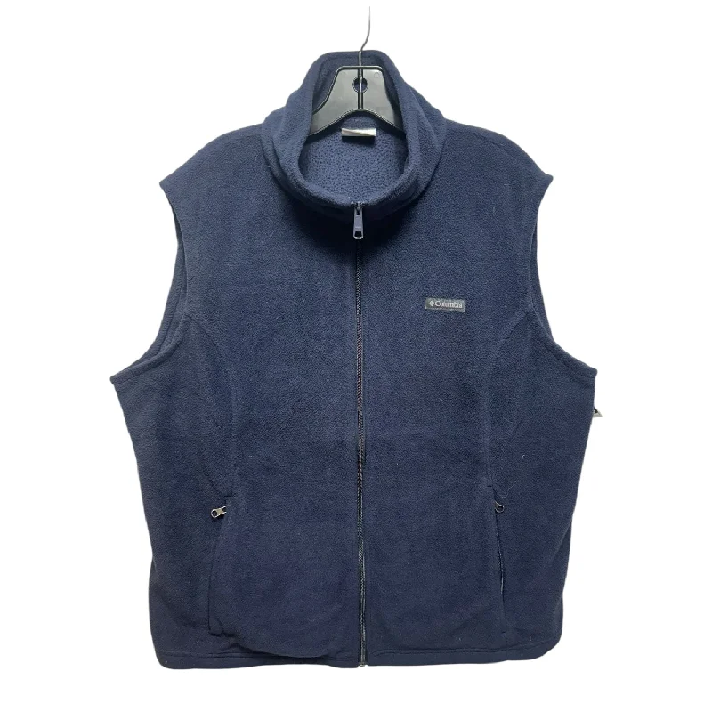 Men's Coats for WorkVest Fleece By Columbia In Navy, Size: 2x