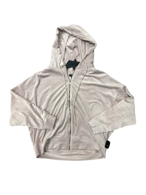 Elevated Men's Lounge HoodiesSweatshirt Hoodie By Express In Pink, Size: M