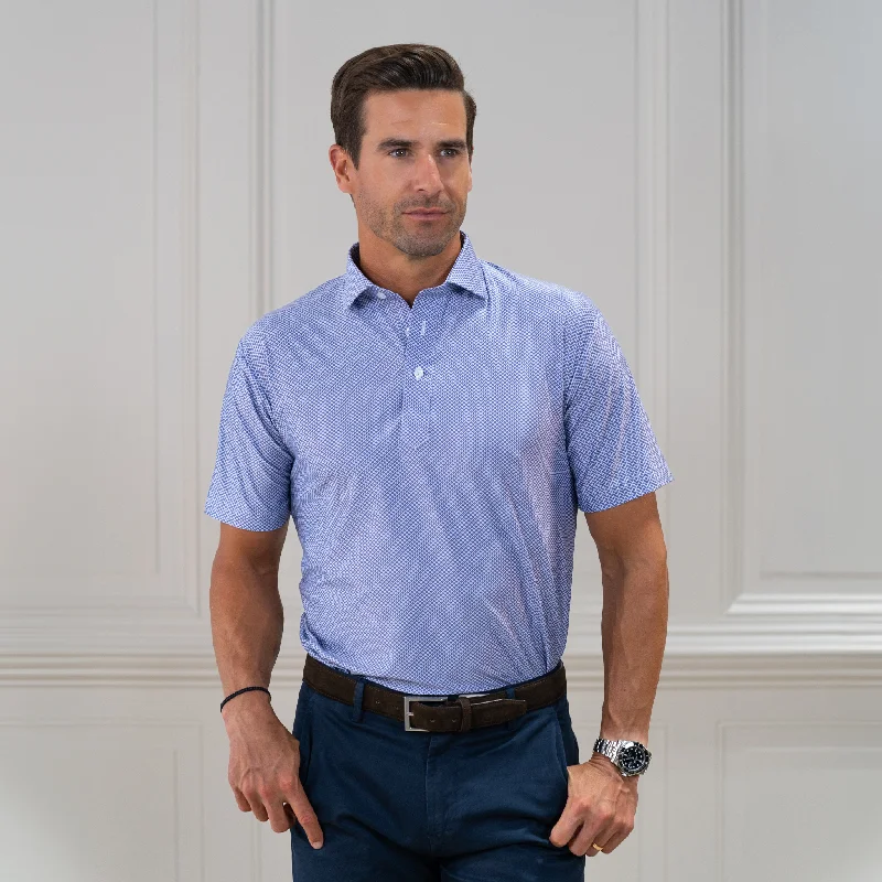 Men's Three-Quarter Sleeved TopsFeatherweight Flex Polo Congressional Navy