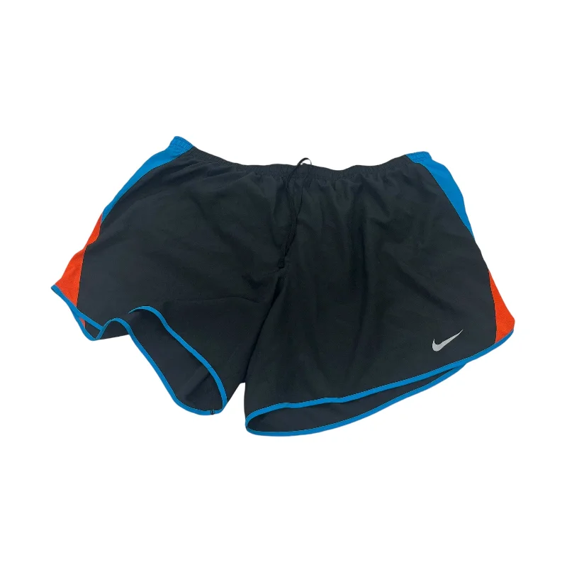 Cotton-Blend Men's Casual ShortsBLACK ATHLETIC SHORTS by NIKE APPAREL Size:1X