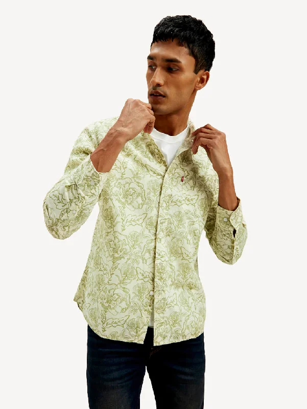 Men's Skinny-Fit Shirts for a Trendy LookMen's Floral Slim Fit Shirt