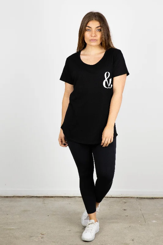 Layered Men's VestsMORGAN TEE BLACK