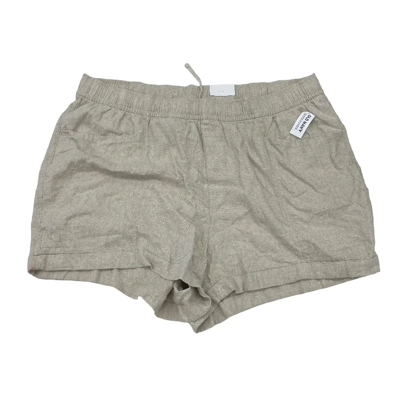 Machine-Washable Men's ShortsTAN OLD NAVY SHORTS, Size 3X