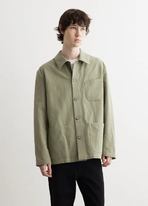 Men's Shirts with Moisture-Wicking FabricBasile Brodee Poitrine Overshirt