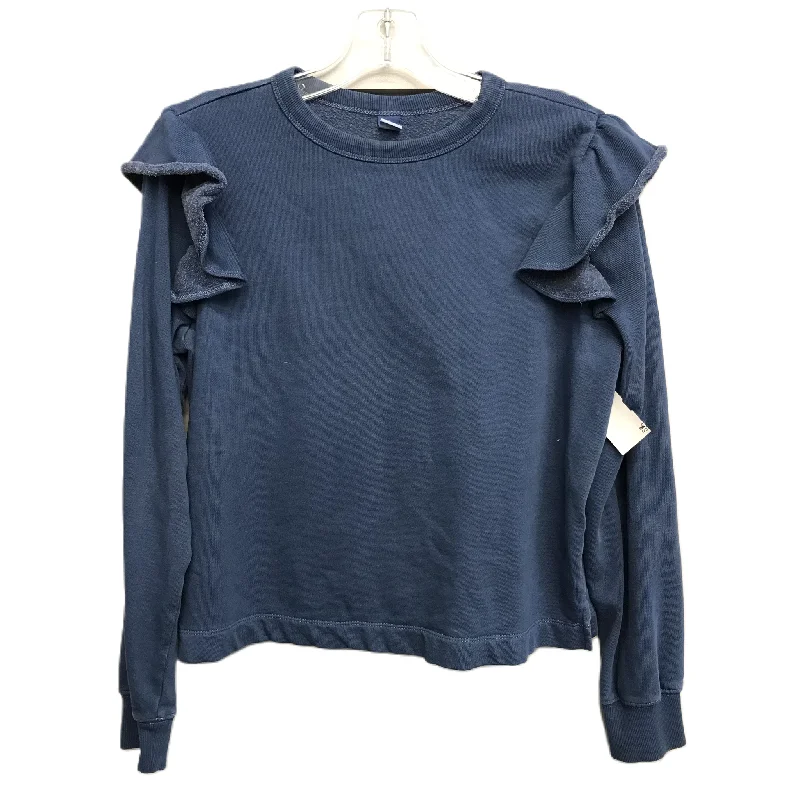Men's Hoodies with Asymmetric ZippersSweatshirt Crewneck By Old Navy In Blue, Size: S Men's Hoodies with Asymmetric ZippersSweatshirt Crewneck By Old Navy In Blue, Size: S