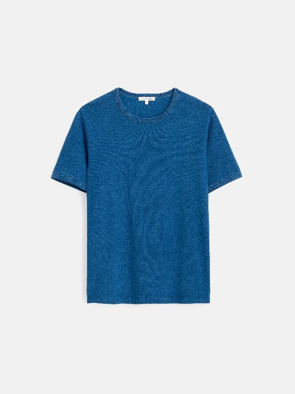 Men's Shirts with Antimicrobial TreatmentStandard T-Shirt in Indigo Slub Cotton