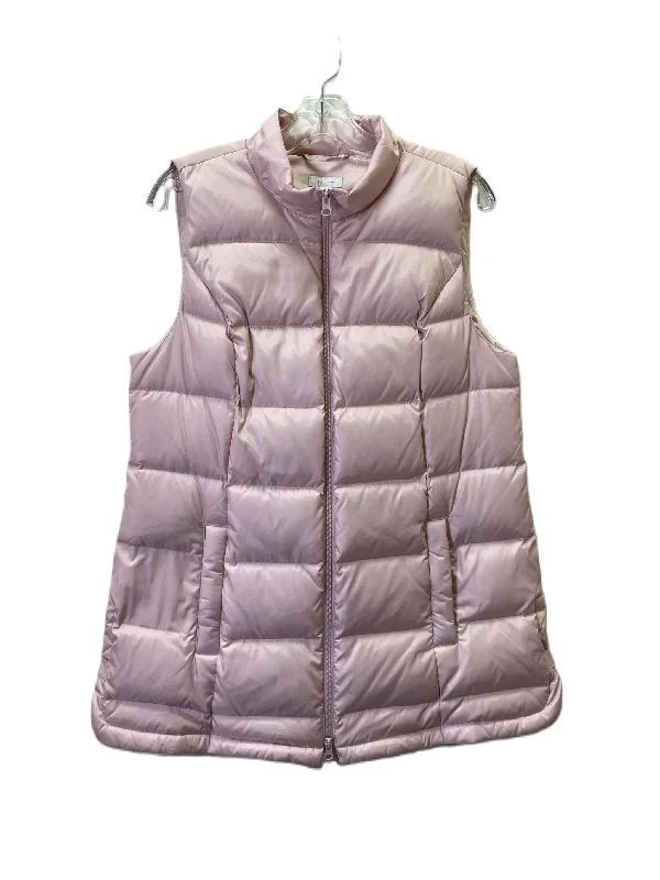 Men's Coats with Removable LiningsVest Puffer & Quilted By J. Jill In Pink, Size: M