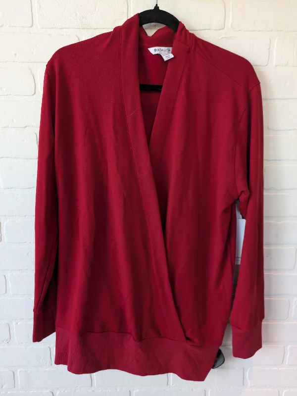Men's Hoodies for Winter SportsAthletic Sweatshirt Crewneck By Athleta In Red, Size: M Men's Hoodies for Winter SportsAthletic Sweatshirt Crewneck By Athleta In Red, Size: M
