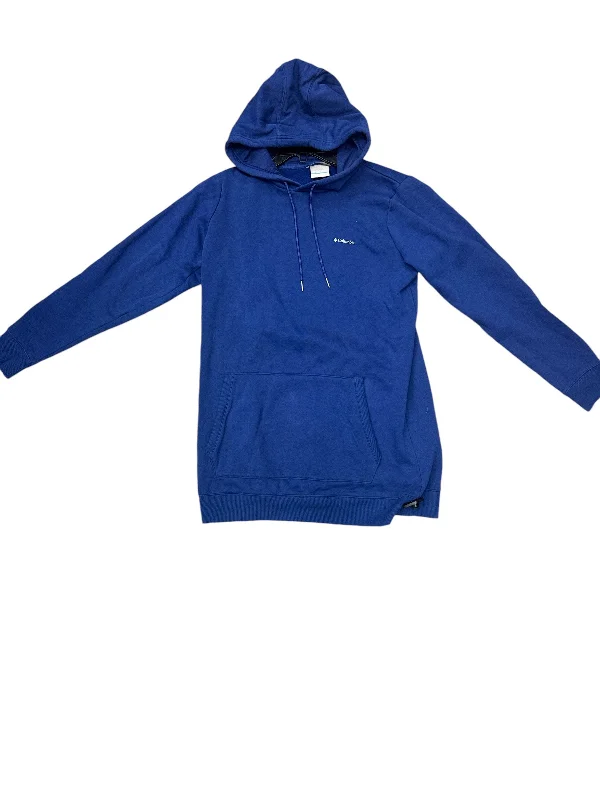 Men's Hoodies for LoungingSweatshirt Hoodie By Columbia In Blue, Size: L