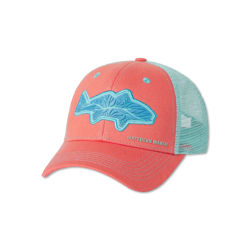 Youth Baseball HatsTrucker Hat - Delta Fish