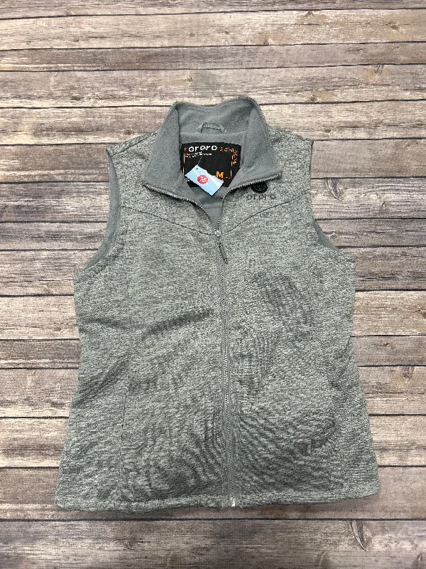Men's Coats for Dressy OccasionsVest Fleece By Cme In Grey, Size: M