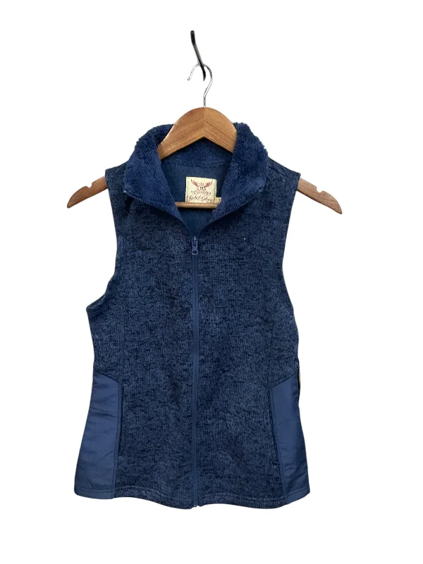 Men's Coats for Winter SportsVest Other By Faded Glory In Black & Blue, Size: Xs
