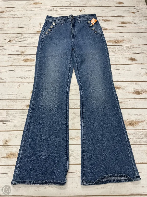 Men's Jeans with Embroidered LogosJeans Boot Cut By Gap In Blue, Size: 10