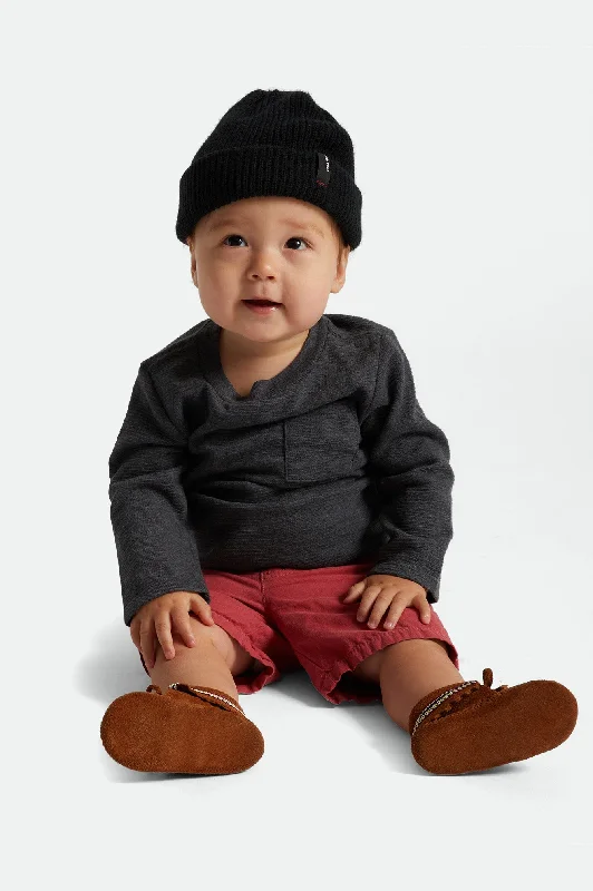 Girls' Straw HatsBaby Heist Beanie - Black