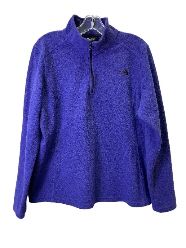 Men's Hoodies for Mild WeatherSweatshirt Collar By The North Face In Purple, Size: Xl Men's Hoodies for Mild WeatherSweatshirt Collar By The North Face In Purple, Size: Xl