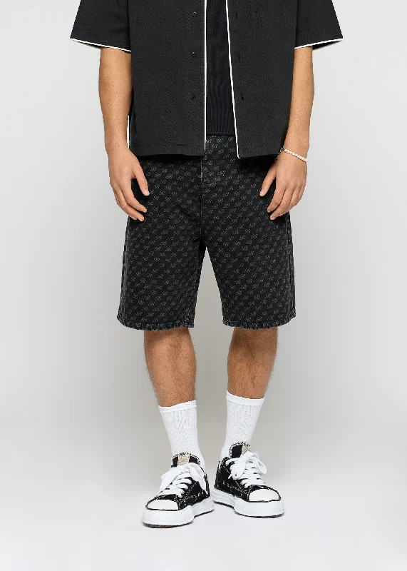 Chino Men's Short PantsMarco Baggy Monogram Shorts
