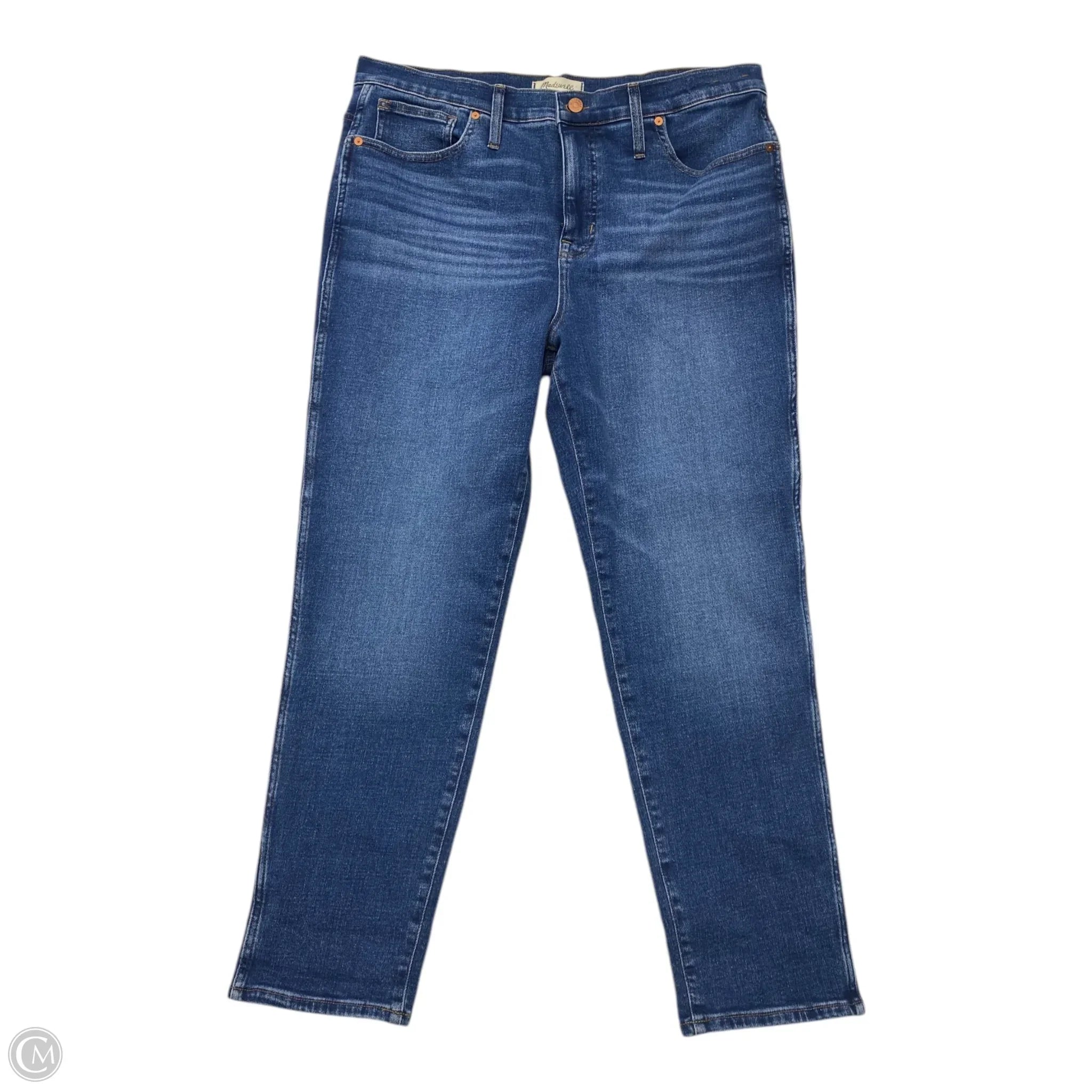 Comfort-Fit Men's JeansJeans Straight By Madewell In Blue Denim, Size: 16