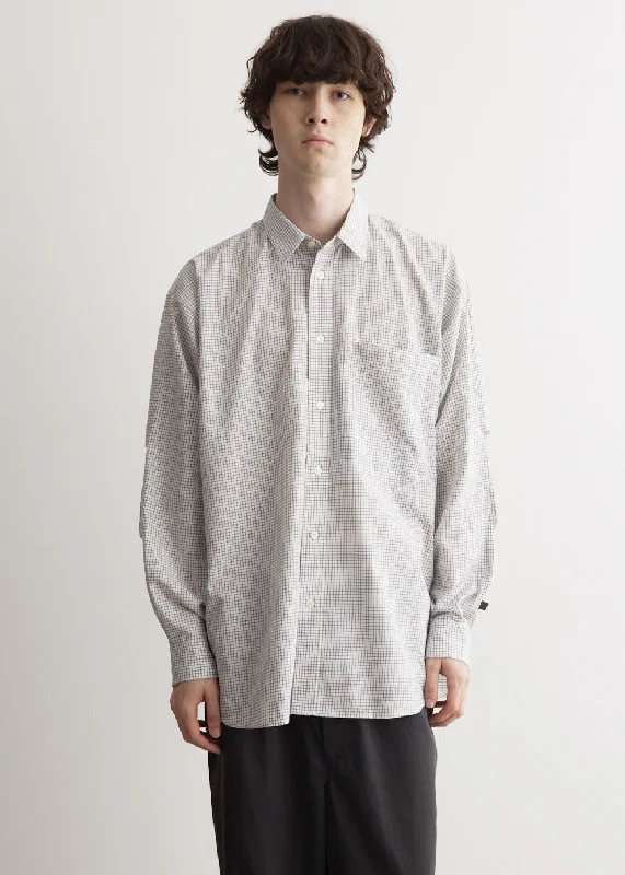 Men's Shirts with Full PlacketsTech Regular Collar Shirt