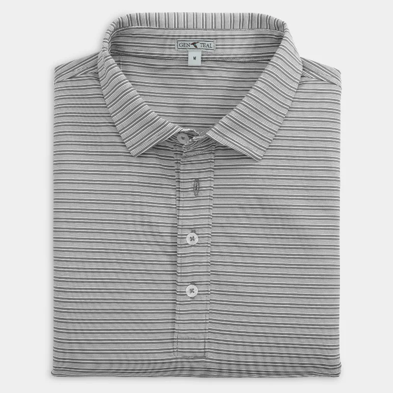 Charcoal Campus Stripe