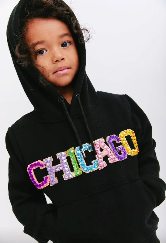 Men's Sweaters for Outdoor ActivitiesRainbow Gem Chicago Hoodie