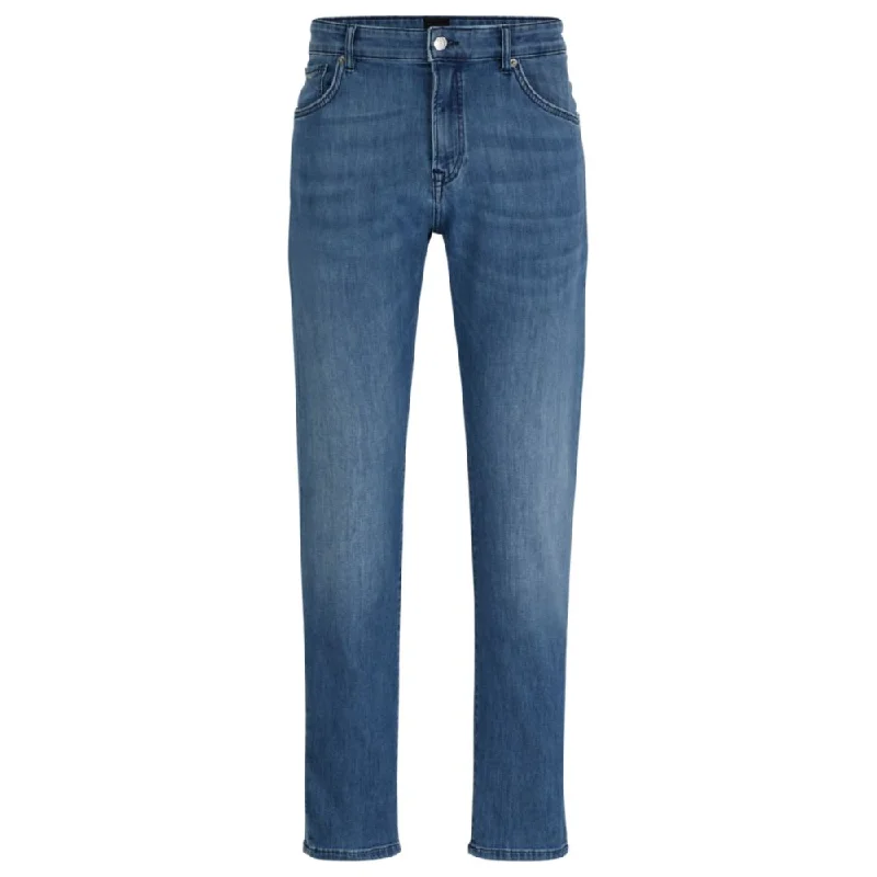 Men's Skinny Jeans with Stretch FabricRegular-fit jeans in blue comfort-stretch denim
