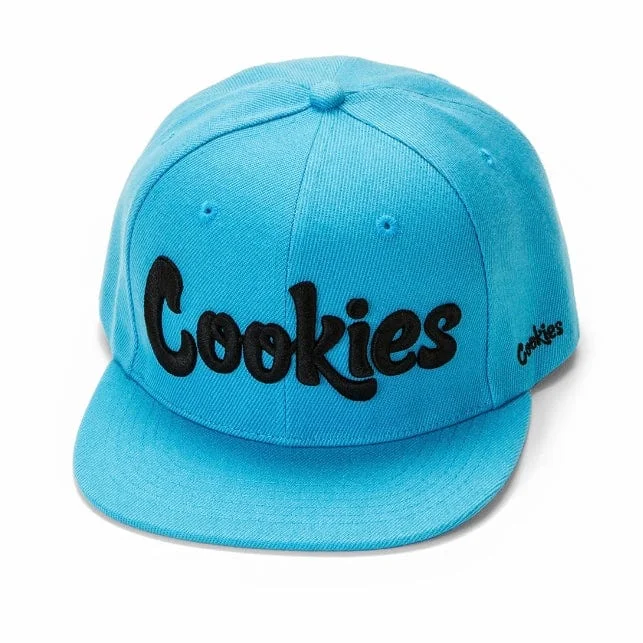 Kids' Sun HatsCookies Original Mint Twill Snapback Cap (Cookies Blue/Black)