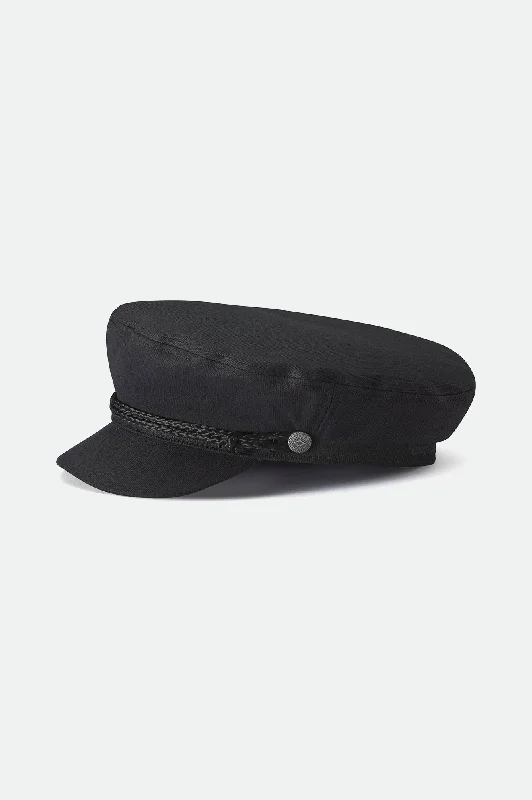 Rainproof Bucket HatsFiddler Fisherman Cap - Black