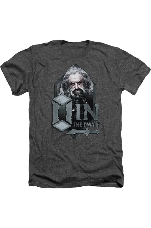 Men's Shirts with Roll-Up SleevesThe Hobbit Oin Adult Heather Tee / T-Shirt