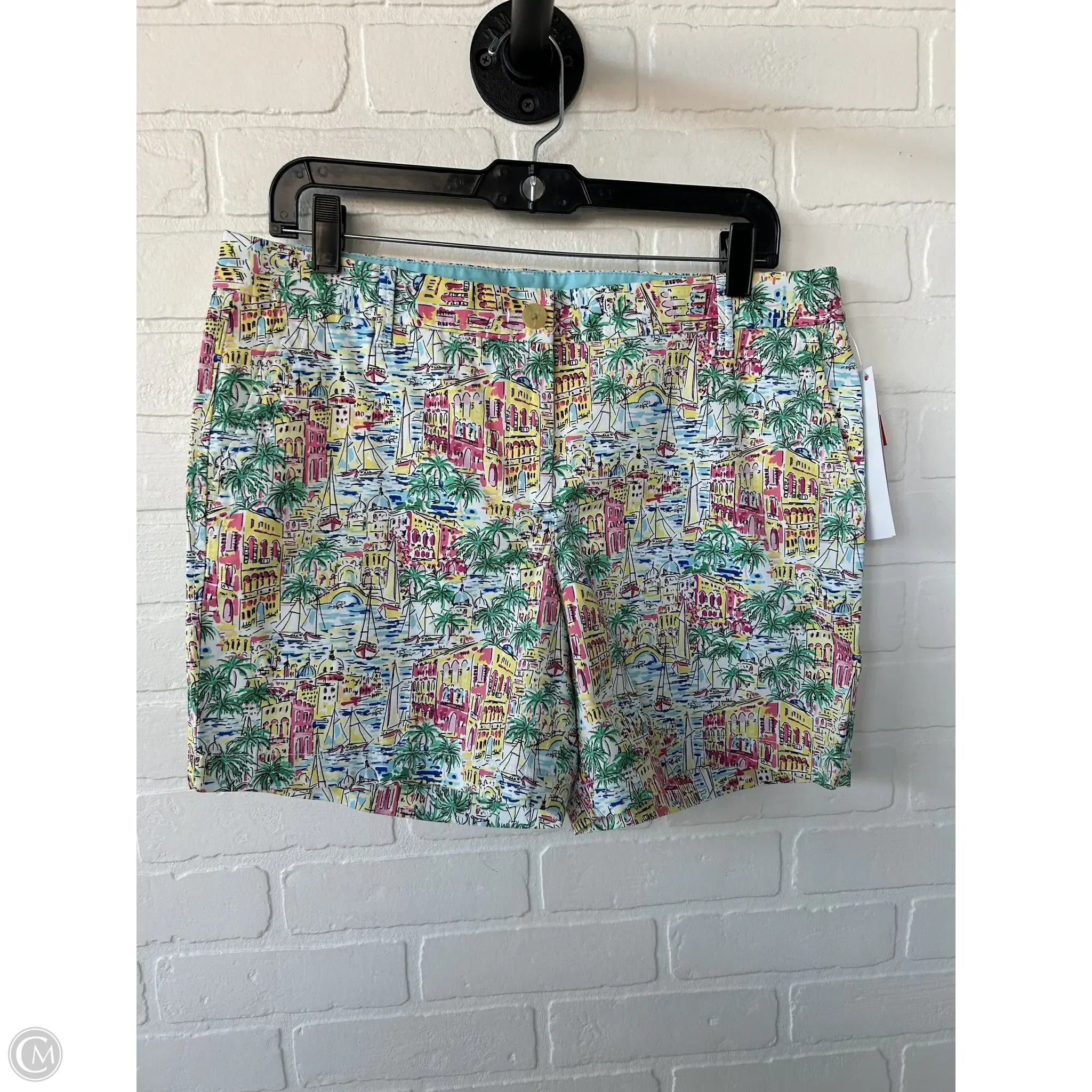 Machine-Washable Men's ShortsShorts By Talbots In Yellow, Size: 10p