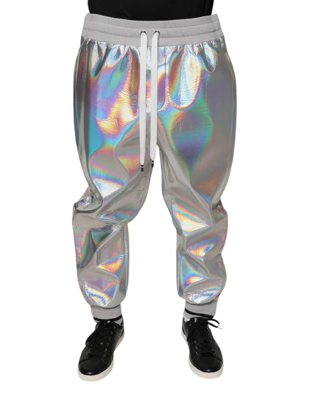 Winter Men's JeansDolce & Gabbana  Iridescent Men Jogger SweatMen's Men's Pants
