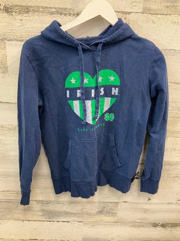 Men's Hoodies for BikingSweatshirt Hoodie By Life Is Good In Navy, Size: Xs