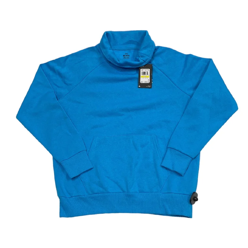 Men's Hoodies with Flannel LiningAthletic Sweatshirt Collar By Under Armour In Blue, Size: M Men's Hoodies with Flannel LiningAthletic Sweatshirt Collar By Under Armour In Blue, Size: M