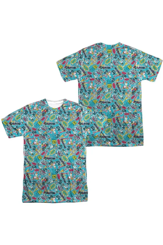 Solid-Colored Men's ShirtsTeen Titans Go Pattern (Front/Back Print) Short Sleeve Adult Poly Crew Tee / T-Shirt Solid-Colored Men's ShirtsTeen Titans Go Pattern (Front/Back Print) Short Sleeve Adult Poly Crew Tee / T-Shirt