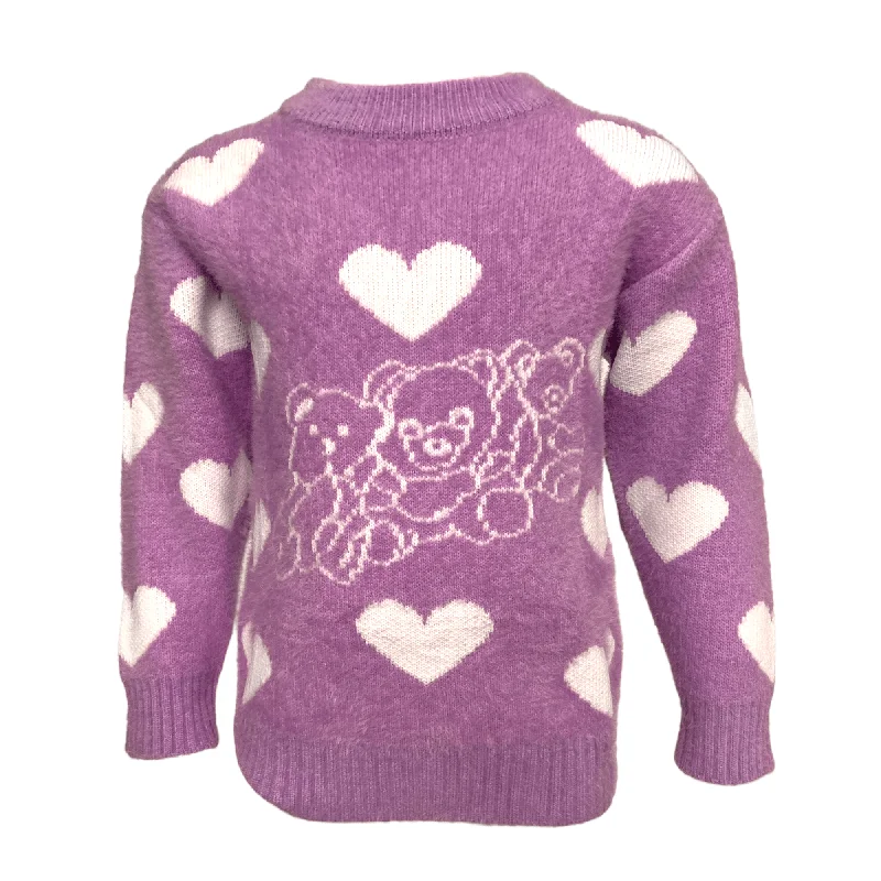 Men's Sweaters with Thumbholes in SleevesI Love Teddy Bears Knit Sweater