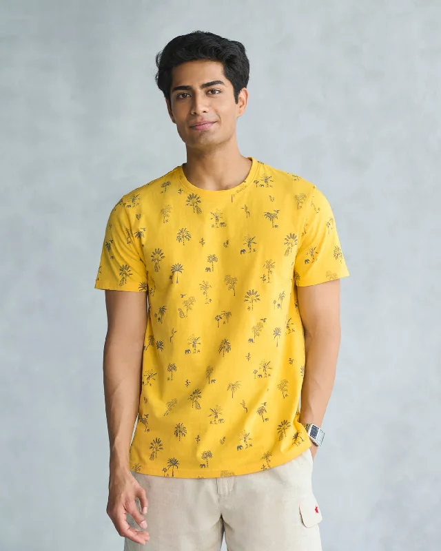 Men's Shirts with Tab CollarsJungle T-shirt - Yellow