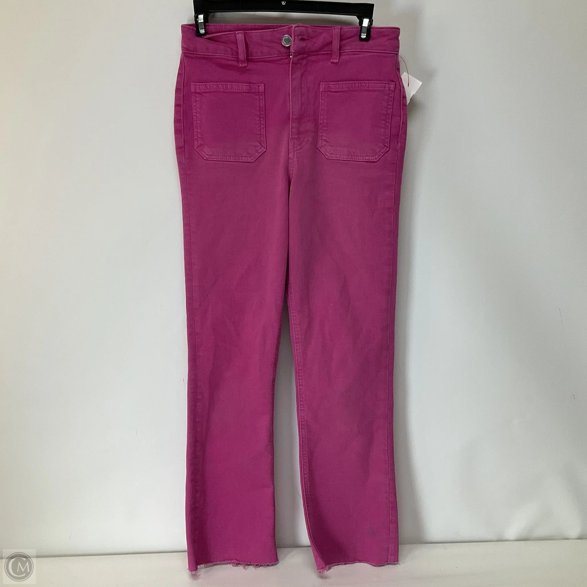 Latest Designer Men's JeansJeans Flared By Zara In Pink Denim, Size: 10